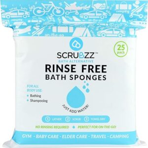 Disposable Rinse Free Bath Cloths